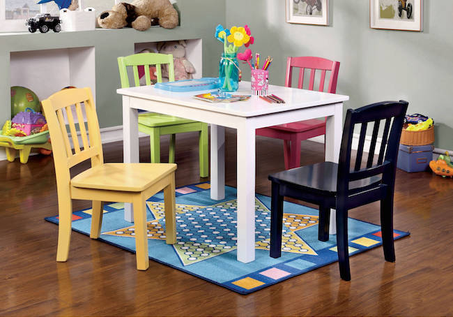 Furniture of America chairs and table
