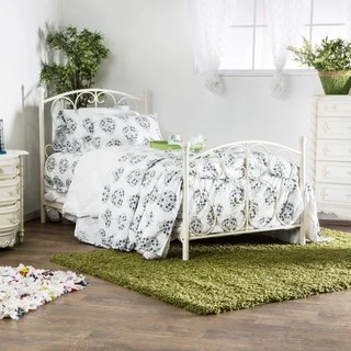 Furniture of America Bridelle Princess Style Metal Twin Bed