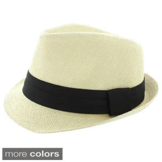 Faddism Solid Fashion Fedora Hat