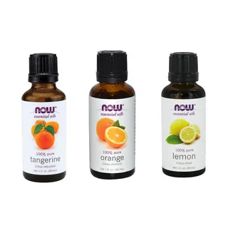 Now Foods Orange, Lemon, Tangerine 1-ounce Essential Oils (Pack of 3)
