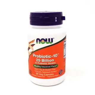 Now Foods Probiotic-10, 25 Billion (50 Veg Capsules)