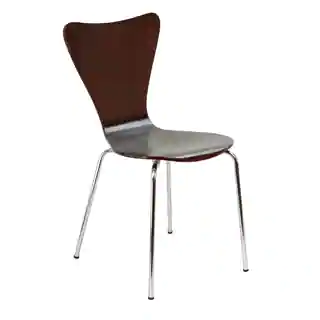 Legare Furniture Bent Ply Chair in Espresso Finish, 34x 17