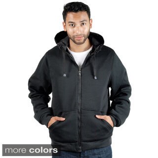 Rock Revolution Men's Reversible Zip-Up Hooded Jacket