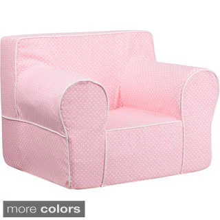 Oversized Dot Kids Chair with Piping