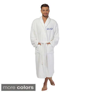 Authentic Hotel & Spa 'Dad' Monogrammed Terry Cloth Turkish Cotton Bath Robe
