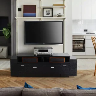 Furniture of America 60-inch Peyton Modern-tiered TV Stand