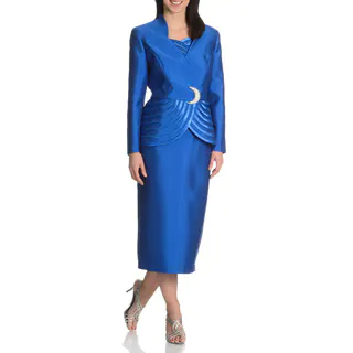 Giovanna Collection Women's 3-piece Skirt Suit