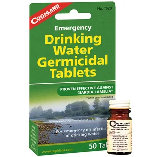 Coghlans Emergency Germicidal Drinking Water Tablets