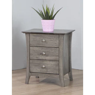 Vermont Stone 3-drawer Bedside Table