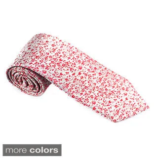 Elie Balleh Milano Italy EBNT1019 Microfiber Floral Neck Tie