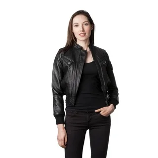 Wilda Women's Rocha Black Leather Jacket