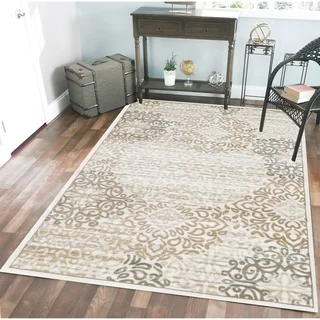 Admire Home Living Plaza Mia Bone area rug (3'3 x 4'11)