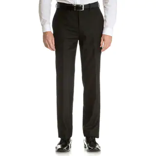 Tommy Hilfiger Men's Black Trim Fit Suit Separate Pant