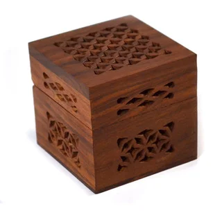 Small Cutwork Wood Box