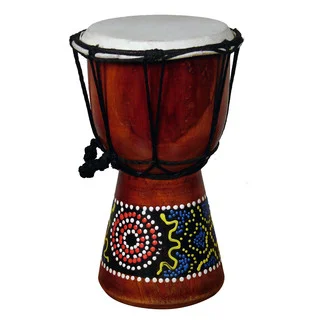 Jembe Drum Designed with a Paint Dropper (Indonesia)