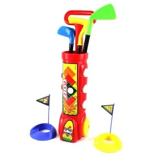 Velocity Toys Deluxe Kid's Happy Golfer Toy Golf Set