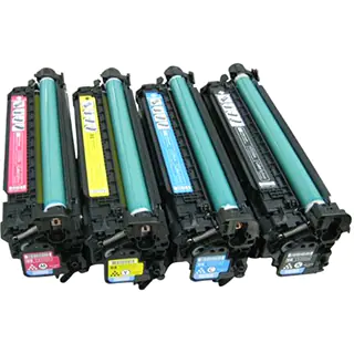 Compatible HP CE340A CE341A CE342A CE343A Black Cyan Magenta Yellow Toner Cartridge MFP M775dn MFP M775 f MFP M775z (Pack of 4)