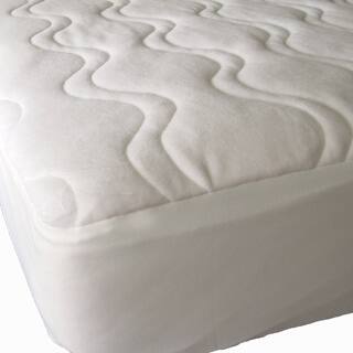 40-Winks Omni Plush Quilted Organic Cotton Mattress Pad Cover