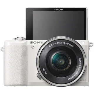 Sony Alpha a5100 Mirrorless 16-50mm Lens (White)