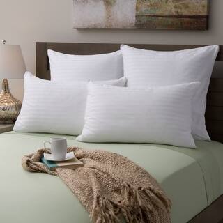 European Heritage 400 Thread Count 100-percent Cotton Damask Stripe Pillow Protectors (Set of 2)