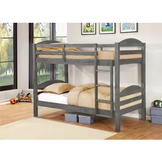 Alissa Twin/ Full Rustic Finished Bunk Bed