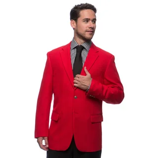 Bolzano Men's Red 2-button Jacket
