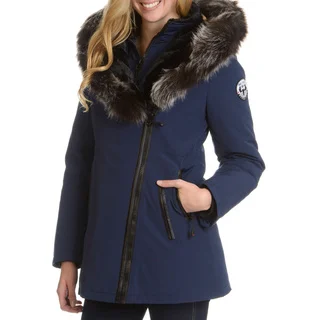 Nuage Arctic Expedition Women's Down Jacket with Faux Fur Trim Hood