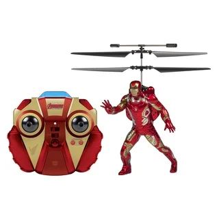 Marvel Comics Officially Licensed Avengers: Age Of Ultron Iron Man 2-channel IR RC Helicopter with Sounds