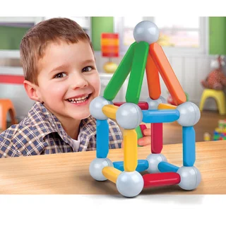 Discovery Kids 26-piece Magnetic Building Block Set