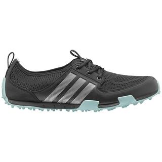 Adidas Women's Climacool Ballerina II Core Black/ Silver Metallic/ Clear Aqua Golf Shoes