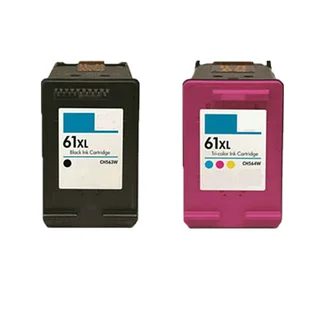 2PK CH563WN (HP 61XL) CH564WN (HP 61XL) Compatible Ink Cartridge For HP DeskJet 1000 - J110a (Pack of 2)