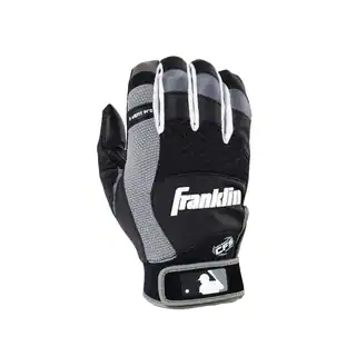 Franklin Sports X-Vent Pro Batting Glove Black/Gray Youth Small