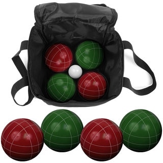 Trademark Games 9 Piece Bocce Ball Set with Easy Carry Nylon