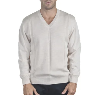 Men's Merino Fancy V-Neck Sweater