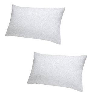 Cheer Collection Terry Cotton Waterproof Pillow Protector (Set of 2)
