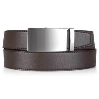 Vance Co. Men's Genuine Leather Adjustable Ratchet Belt