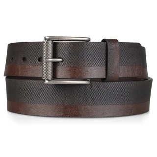 Vance Co. Men's Genuine Leather Textured Belt