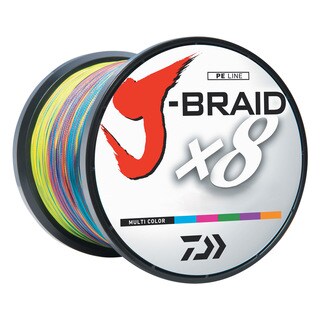 Daiwa J-Braid Multi-Color Fishing Line 1650 Yards