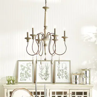 Austin Allen & Company Zoe Collection 6-light French Antique Chandelier