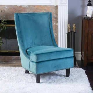 Christopher Knight Home Carole Velvet Single Sofa Accent Chair