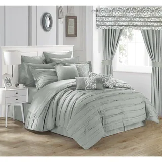 Chic Home Olivier Silver 24-piece Bed in a Bag Set