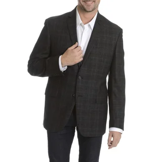 Daniel Hechter Men's 100-percent Fancy Wool Plaid Sport Coat