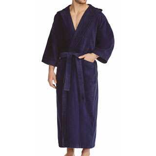Majestic Men's Maxi Hooded Terry Velour 56-inch Robe
