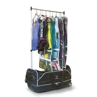 Travolution 28-inch Wheeled Drop-bottom Duffel Bag with Garment Rack