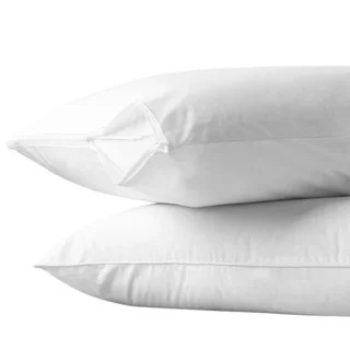 Bon Bonito Pillow Case Allergy and Bed Bug Control Zippered Pillow Protector (Set of 2)