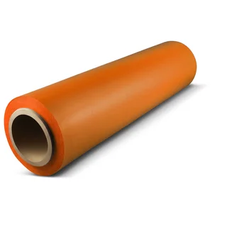 1,500-foot Orange Pallet Hand Wrap Plastic Stretch-wrap 4 Rolls