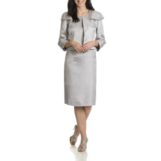 Danillo Women's Metallic 2-piece Dress Suit