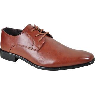 BRAVO Men Dress Shoe KING-1 Oxford - Wide Width Available