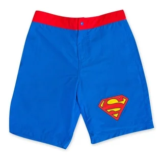 Superman Men's Blue Board Shorts