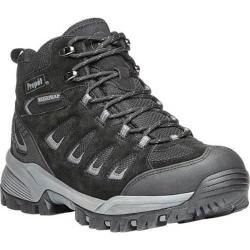 Men's Propet Ridge Walker Hiking Boot Black Suede/Mesh